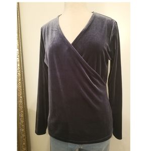 Womens velvet top